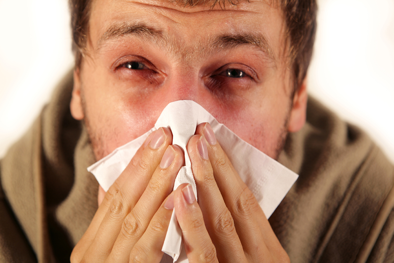 Allergy, Clod, Flu - Blowing nose